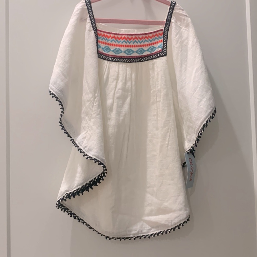 Giles embroidered top